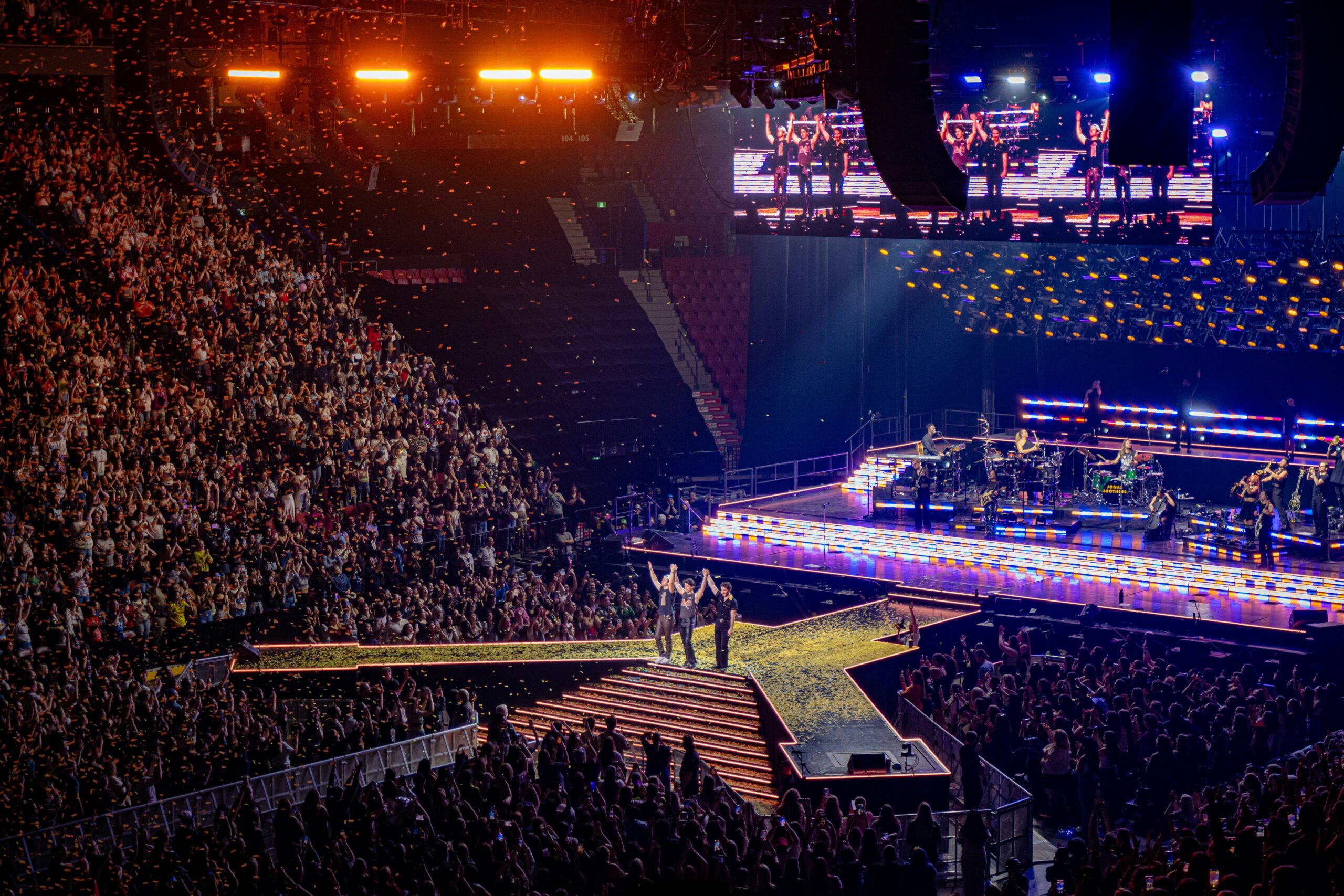 concert audience - stage view