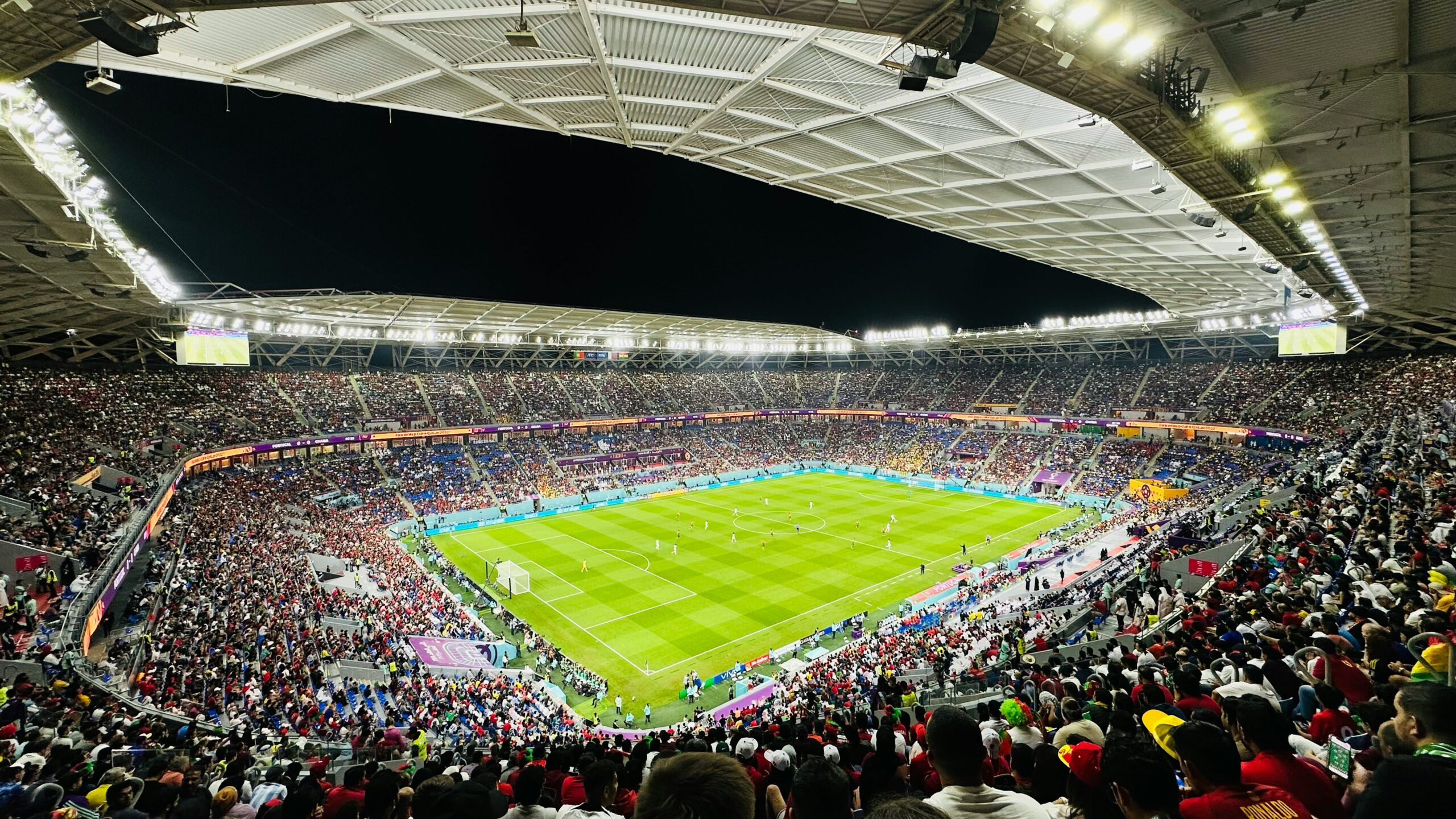 A stadium full of sports fans